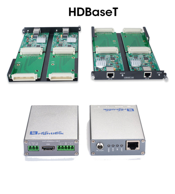 Brightlink Pro-Mix 2 Port HDBASET Input Card C/W 2 Transmitters for 18X18 & 32X32 Cases