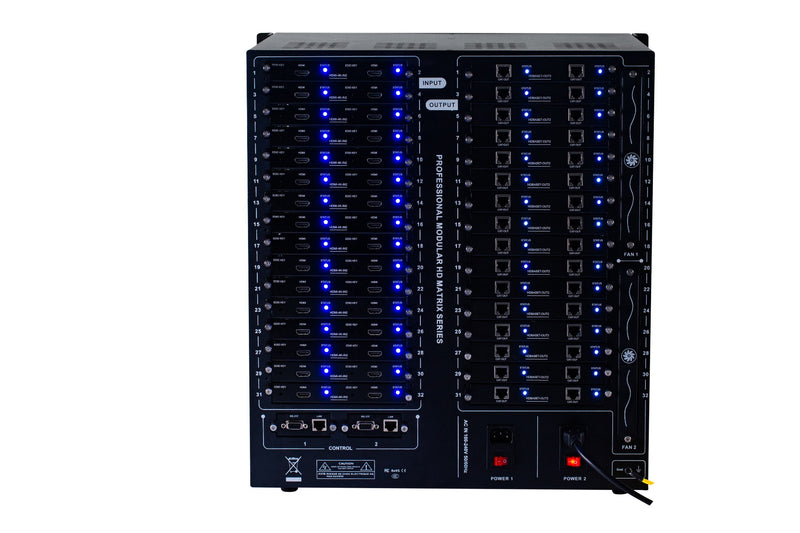 Brightlink New PRO-MIX Multi Function Seamless 32x32 HDMI in / HDbaset out over Cat5/Cat6 Matrix Switcher with high performance 4K resolutions