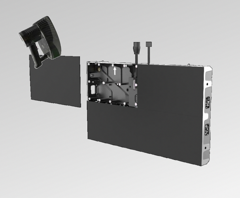 Narrow Display Brightlink's New Large Scale 163” LED Display High