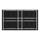 Aluminum Mounting Bracket for 2x2 Video Wall Displays - Fits Most 49-70" Displays